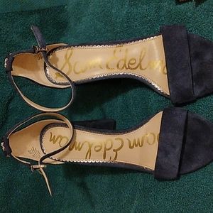 Sam Edeleman Yaro block heel ankle strap heels sz 7.5